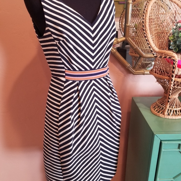 Maeve Anthropologie Striped Dress - Picture 10 of 11